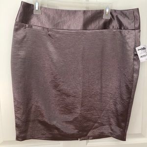 Champagne pencil skirt